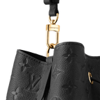 NéoNoé MM Monogram leather – black Embossed Monogram Empreinte grained cowhide leather Cowhide-leather trim – LUX VERSE Luxury Designer Fashion Outlet