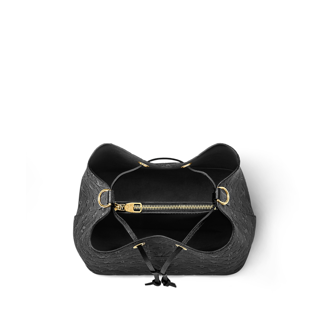 NéoNoé MM Monogram leather – embossed Monogram Empreinte leather brings a sophisticated feel to the NéoNoé MM – LUX VERSE Luxury Designer Fashion Outlet