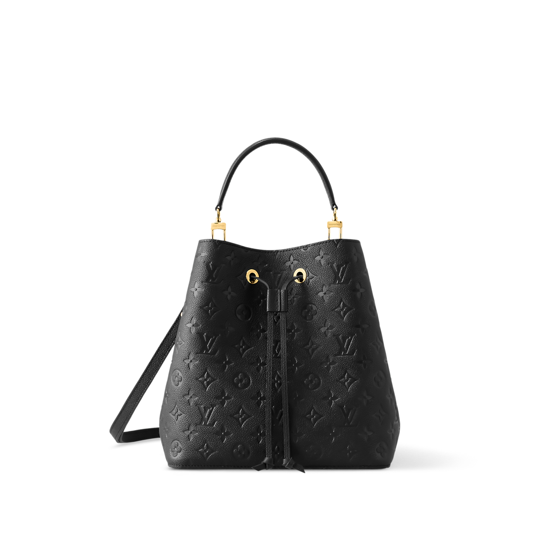NéoNoé MM Monogram leather – embossed Monogram Empreinte leather brings a sophisticated feel to the NéoNoé MM – LUX VERSE Luxury Designer Fashion Outlet