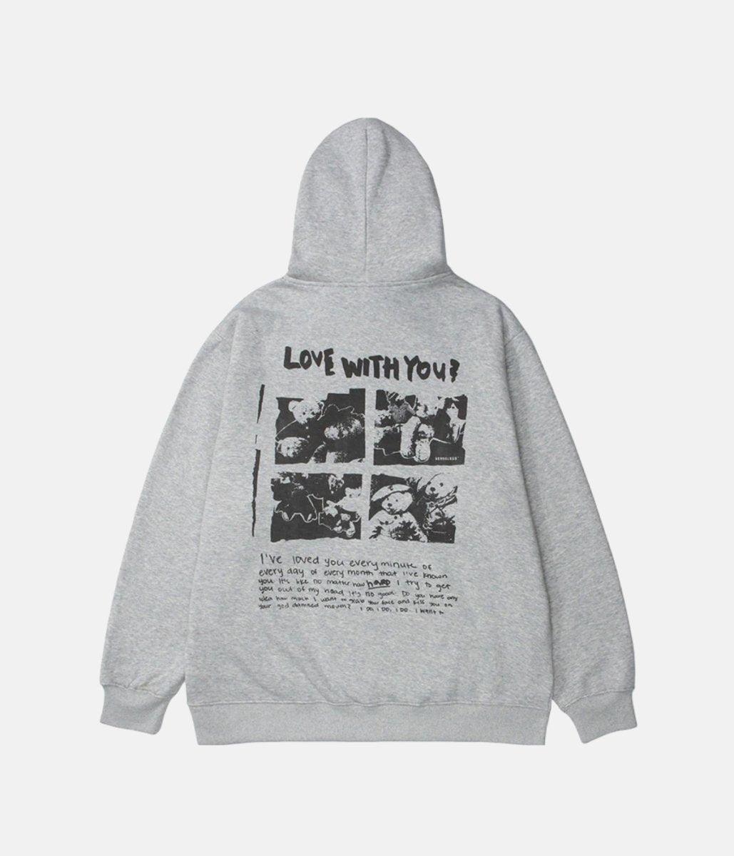 Loved Hoodie – 61.5 M 129 51 71 63 L 135 52,5 74 64.5 XL 139 53,5 76 65.5 – LUX VERSE Luxury Designer Fashion Outlet