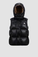 Luzule Down Vest – contrast color lining adds a Pop feel to the timeless mid-season warmer – LUX VERSE Luxury Designer Fashion Outlet