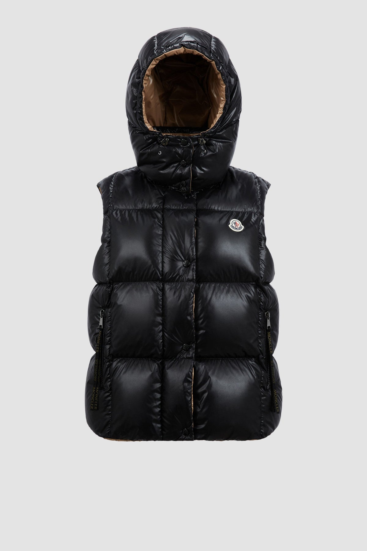 Luzule Down Vest – contrast color lining adds a Pop feel to the timeless mid-season warmer – LUX VERSE Luxury Designer Fashion Outlet