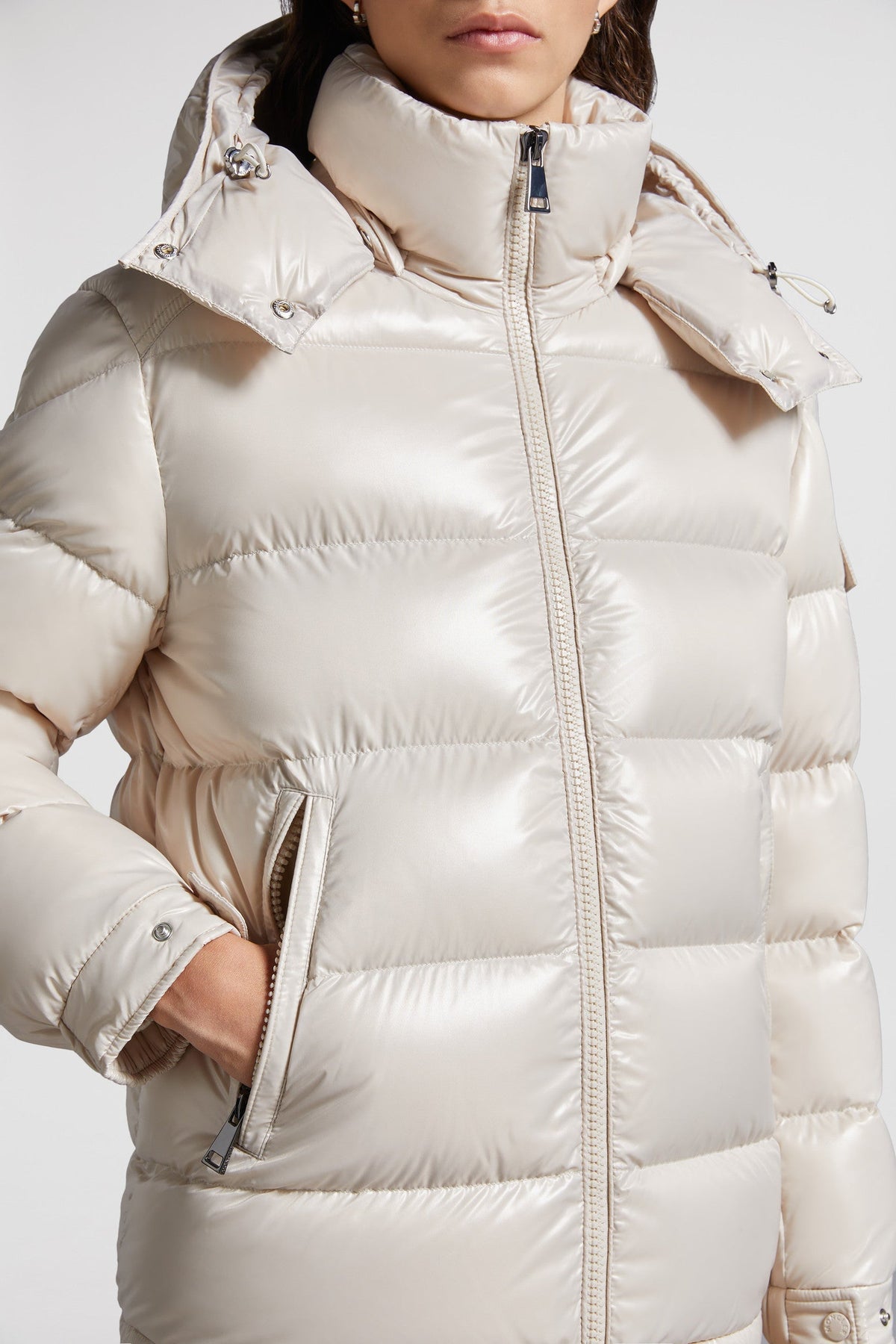 Maire Short Down Jacket – this down jacket features comfortable lines and is crafted in resistant nylon laqué – LUX VERSE Luxury Designer Fashion Outlet