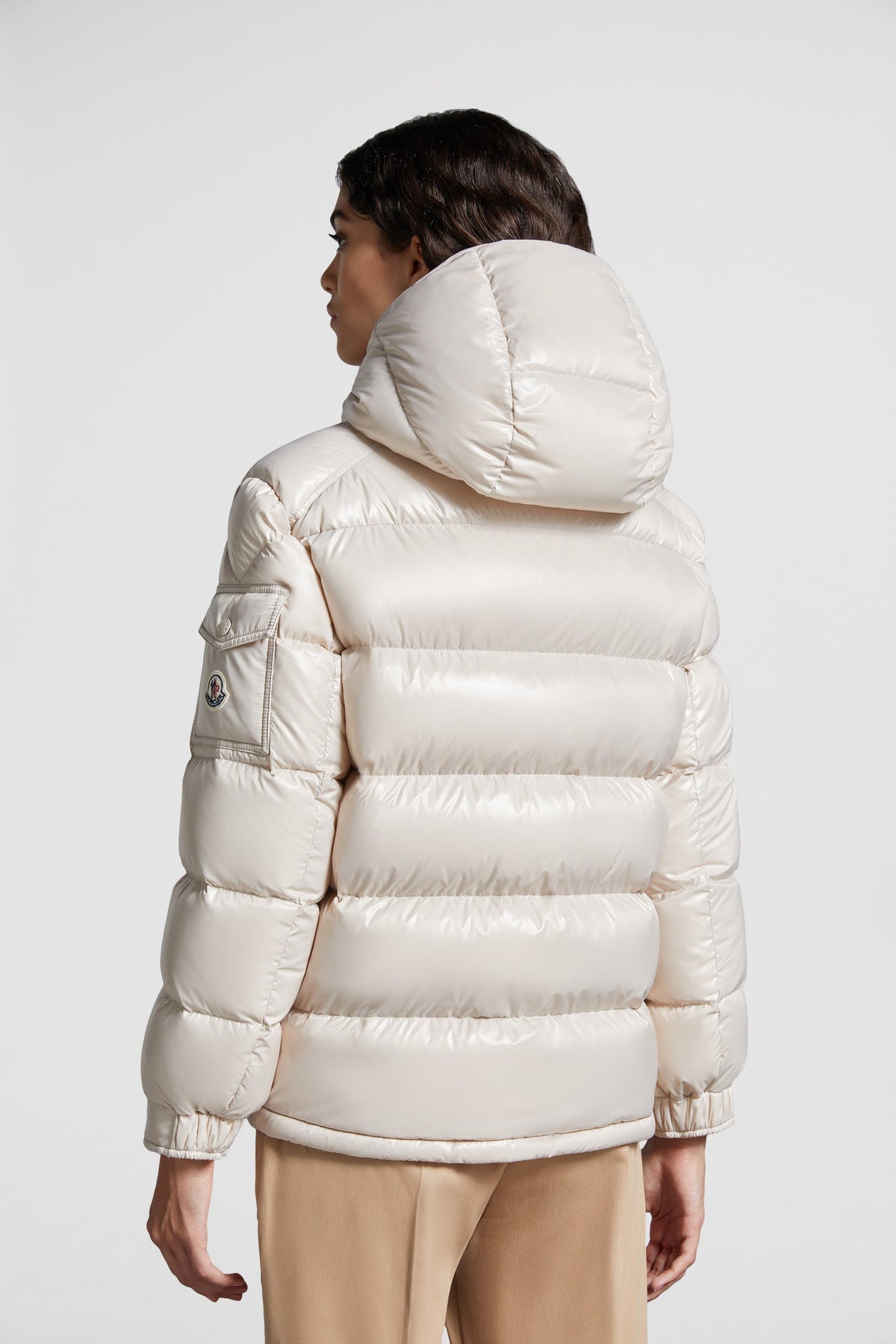 Maire Short Down Jacket – this down jacket features comfortable lines and is crafted in resistant nylon laqué – LUX VERSE Luxury Designer Fashion Outlet