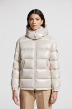 Maire Short Down Jacket – this down jacket features comfortable lines and is crafted in resistant nylon laqué – LUX VERSE Luxury Designer Fashion Outlet