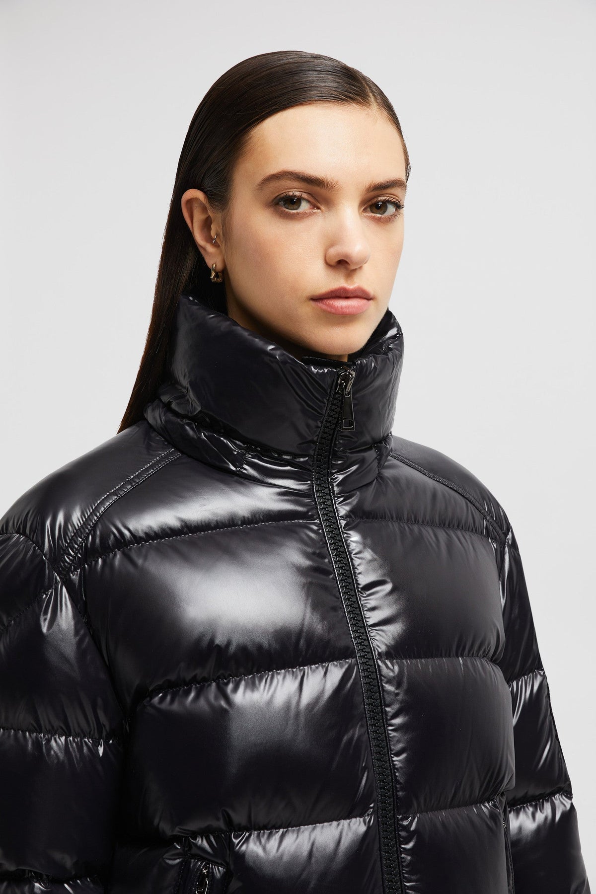 Maire Short Down Jacket – this down jacket features comfortable lines and is crafted in resistant nylon laqué – LUX VERSE Luxury Designer Fashion Outlet