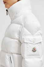 Maire Short Down Jacket – the short puffer jacket showcases a timeless design with a detachable hood – LUX VERSE Luxury Designer Fashion Outlet