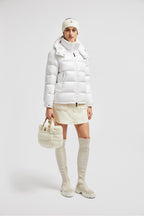 Maire Short Down Jacket – this down jacket features comfortable lines and is crafted in resistant nylon laqué – LUX VERSE Luxury Designer Fashion Outlet