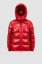Moncler Maire Short Down Jacket – this down jacket features comfortable lines and is crafted in resistant nylon laqué – LUX VERSE Luxury Designer Fashion Outlet