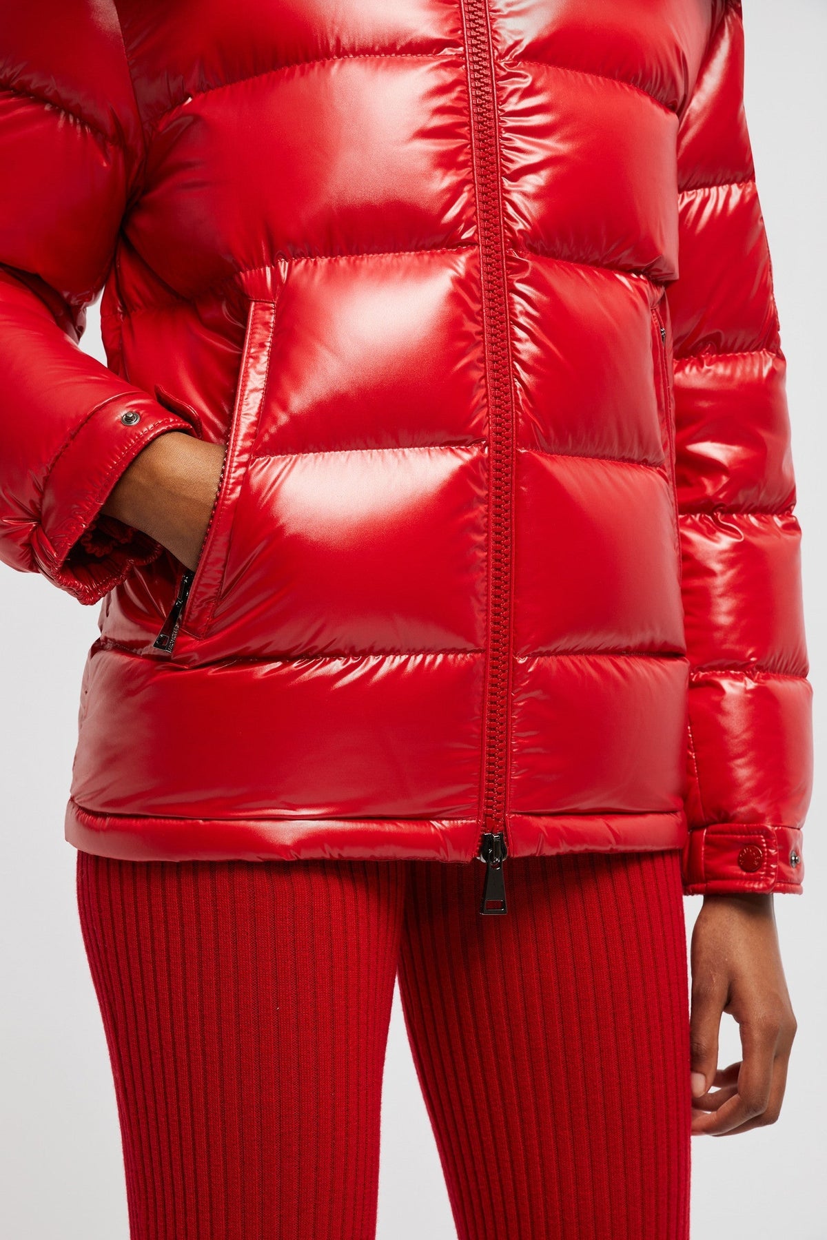 Moncler Maire Short Down Jacket – this down jacket features comfortable lines and is crafted in resistant nylon laqué – LUX VERSE Luxury Designer Fashion Outlet