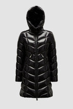 Marus Long Down Jacket – the Marus long down jacket is crafted from iconic nylon laqué and is characterized – LUX VERSE Luxury Designer Fashion Outlet