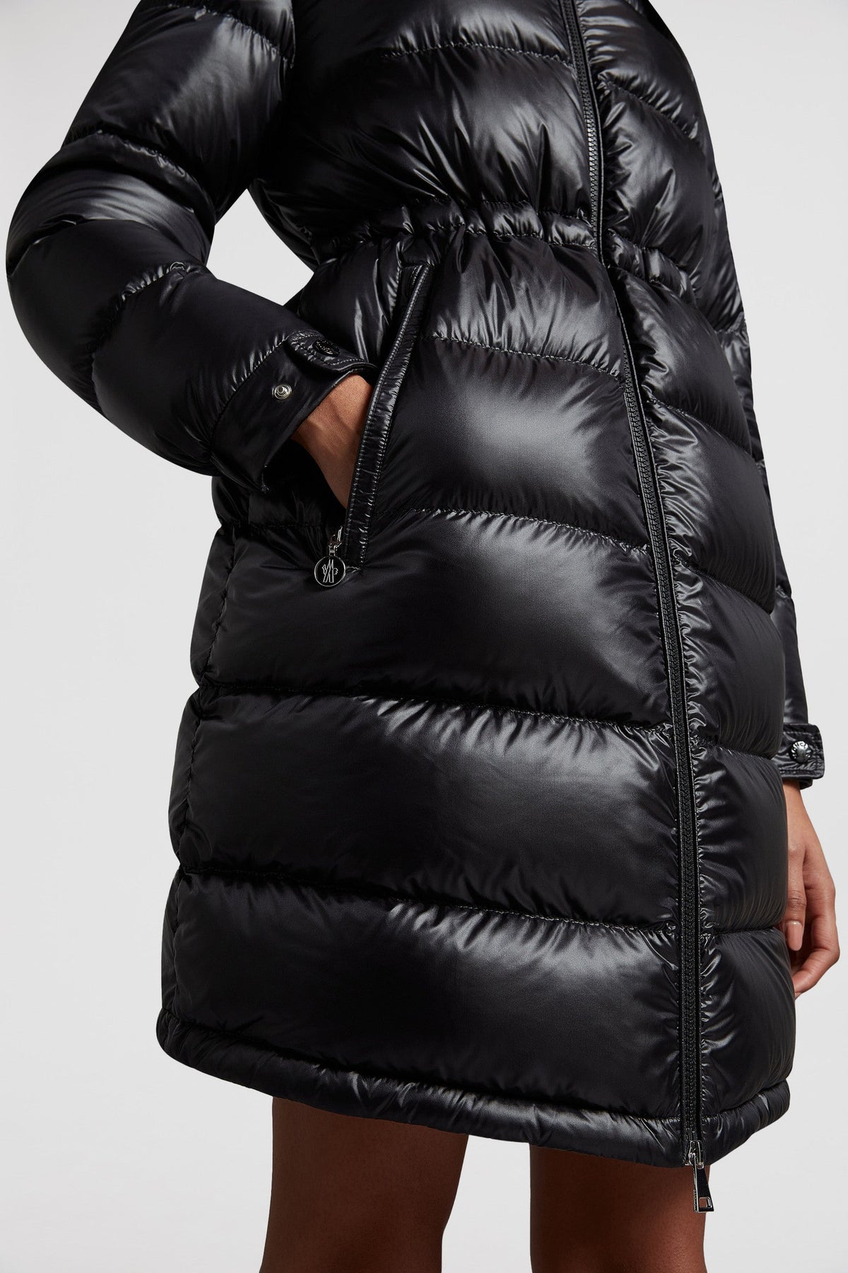 Meillon Long Down Jacket – a modular design, the long down jacket comes with a detachable hood easily put on or – LUX VERSE Luxury Designer Fashion Outlet