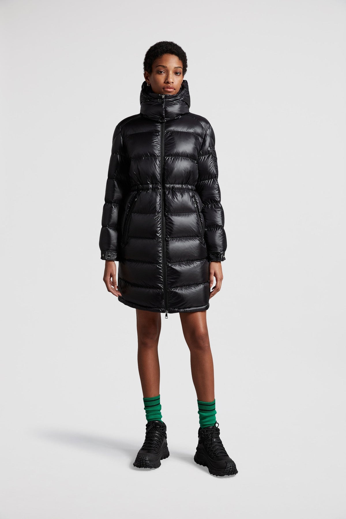Meillon Long Down Jacket – a modular design, the long down jacket comes with a detachable hood easily put on or – LUX VERSE Luxury Designer Fashion Outlet