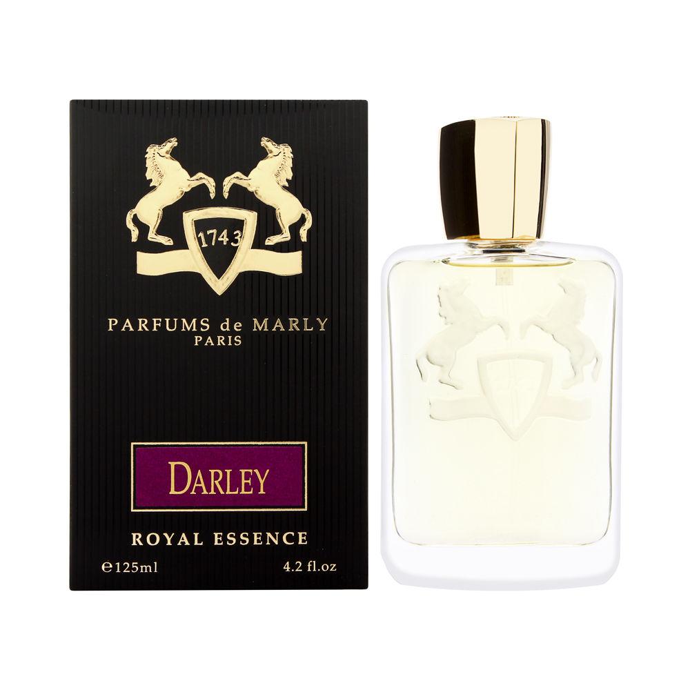 Darley Royal Essence by Parfums de Marly EDP 4.2 oz for men – lIMIT 1 PER CUSTOMER Darley Eau de Parfum is a remarkably valiant fragrance that – LUX VERSE Luxury Designer Fashion Outlet
