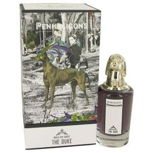 Penhaligon's Much Ado About The Duke 2.5 oz EDP for men – a chic and traditional rose, made shameless by a cumin touch and a gin note that – LUX VERSE Luxury Designer Fashion Outlet