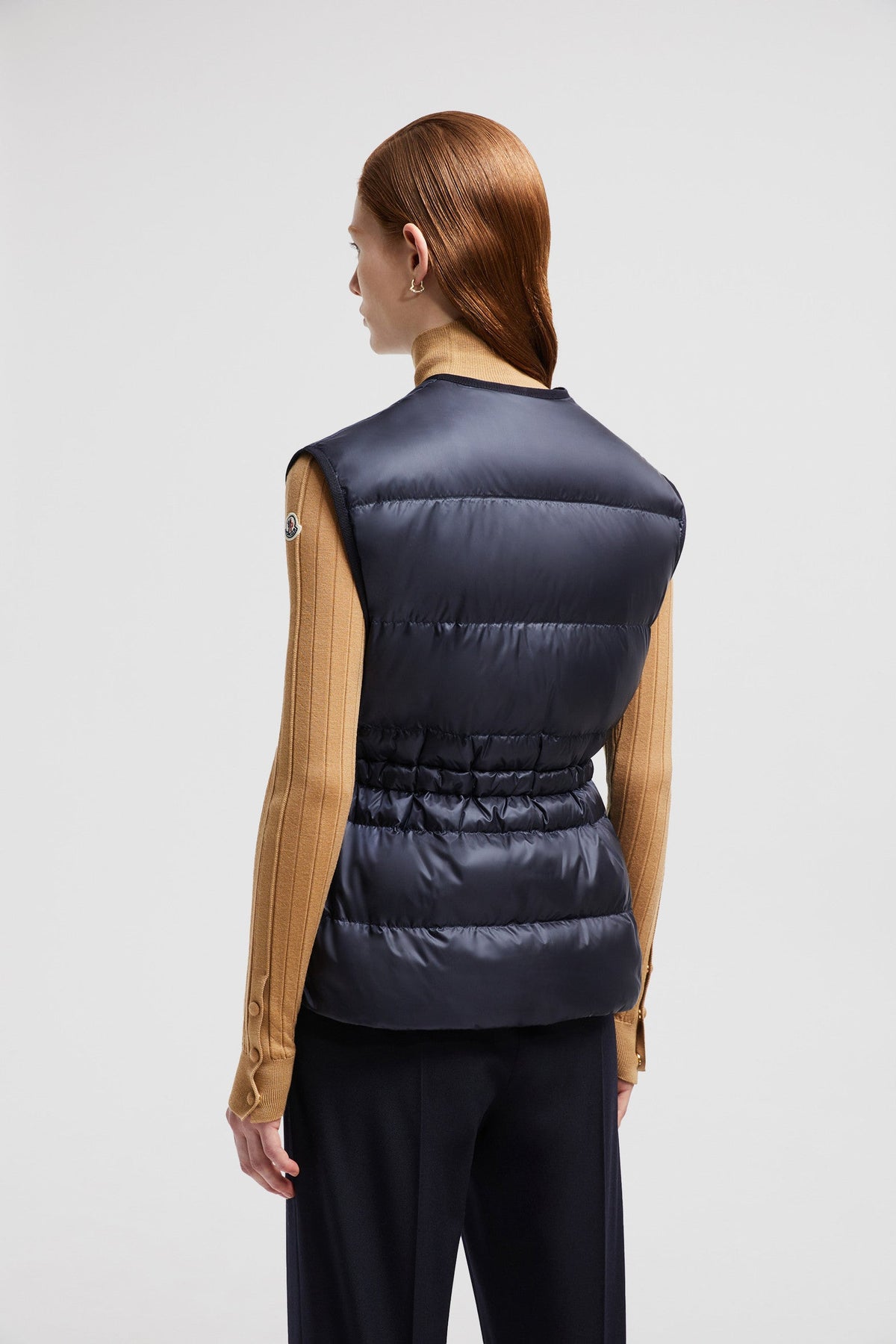 Nai Down Vest – crafted from longue saison Longue saison lining Down-filled Zipper closure Zipped – LUX VERSE Luxury Designer Fashion Outlet