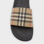 Men's Summer Casual Beach Slides Sandals – single band vamp Molded footbed Easy slide style – LUX VERSE Luxury Designer Fashion Outlet