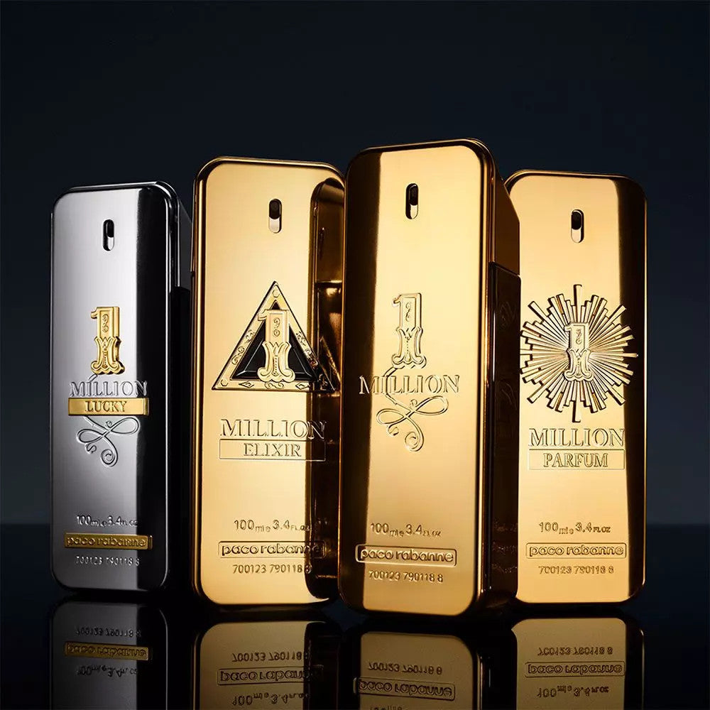 1 Million Elixir 3.4 oz EDP for men – the raw, hand-picked Turkish Damascena rose, osmanthus flower and wild-grown tonka – LUX VERSE Luxury Designer Fashion Outlet