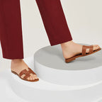 Leather Women's Sandals – sandal in Epsom calfskin with iconic "H" cut-out.An iconic style, this silhouette is – LUX VERSE Luxury Designer Fashion Outlet