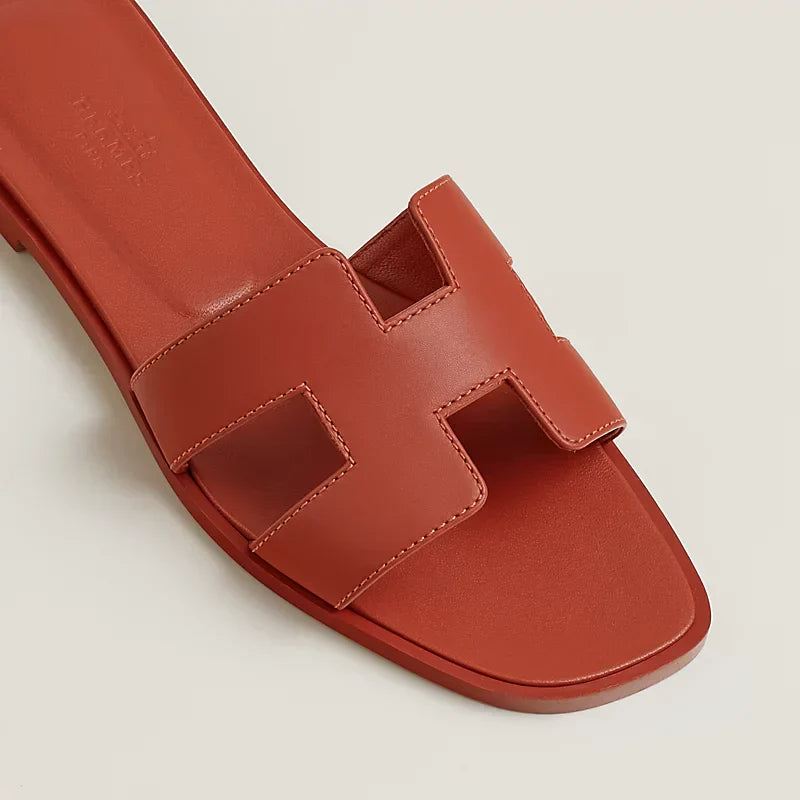 Leather Women's Sandals – sandal in Epsom calfskin with iconic "H" cut-out.An iconic style, this silhouette is – LUX VERSE Luxury Designer Fashion Outlet