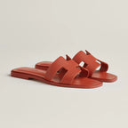 Leather Women's Sandals – sandal in Epsom calfskin with iconic "H" cut-out.An iconic style, this silhouette is – LUX VERSE Luxury Designer Fashion Outlet