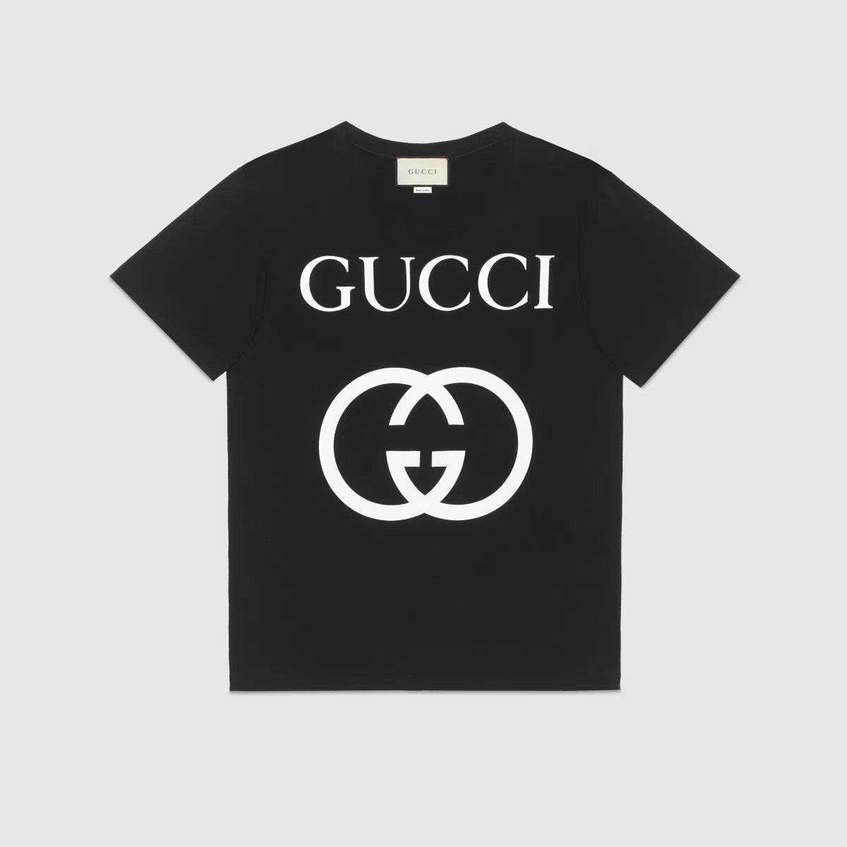 Oversize T-shirt with Interlocking G – the now recognisable oversize T-shirt continues to evolve with each new – LUX VERSE Luxury Designer Fashion Outlet