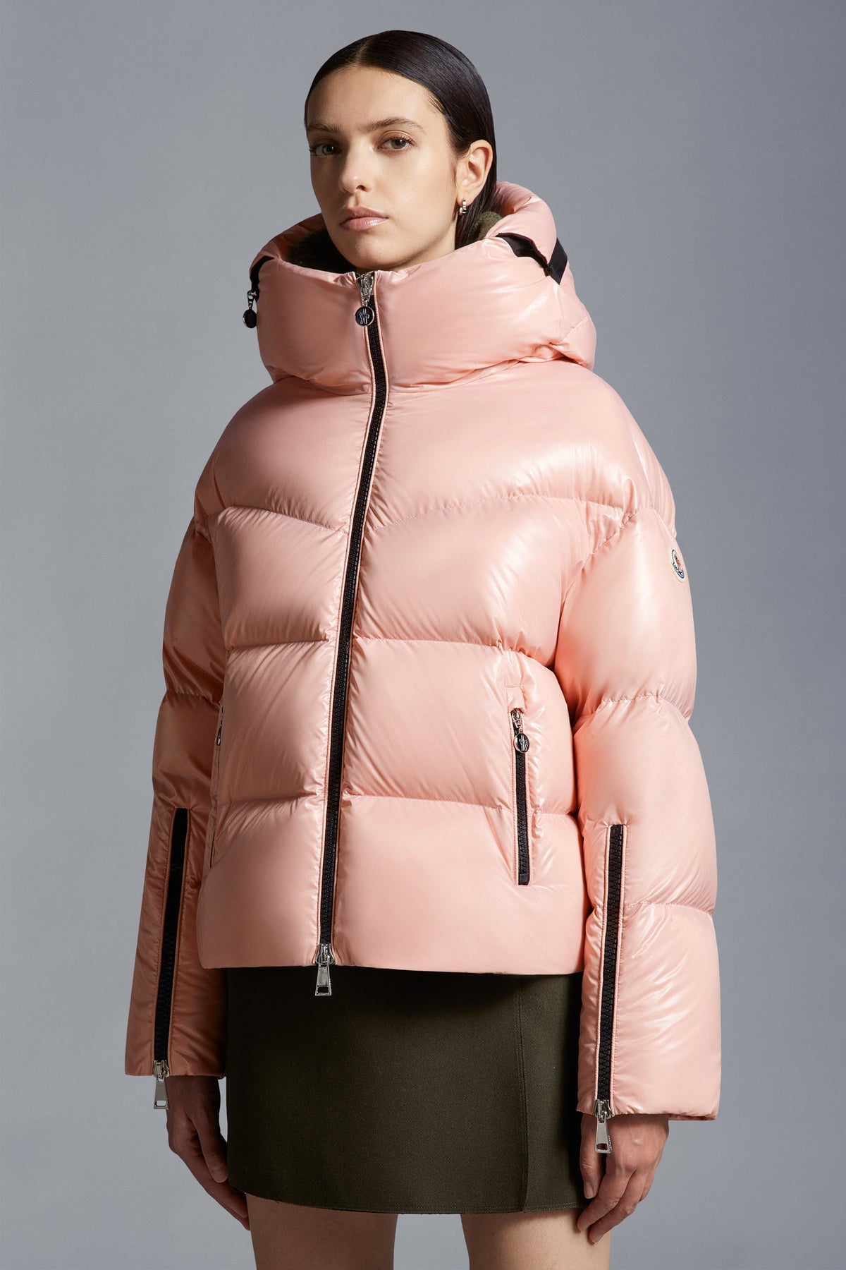 Huppe Short Down Jacket – the model is wearing a size S and is 178 cm tall Unmistakably, the Huppe – LUX VERSE Luxury Designer Fashion Outlet