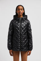 Padded Jacket – crafted from longue saison Longue saison lining Down-filled Adjustable hood Zipper – LUX VERSE Luxury Designer Fashion Outlet