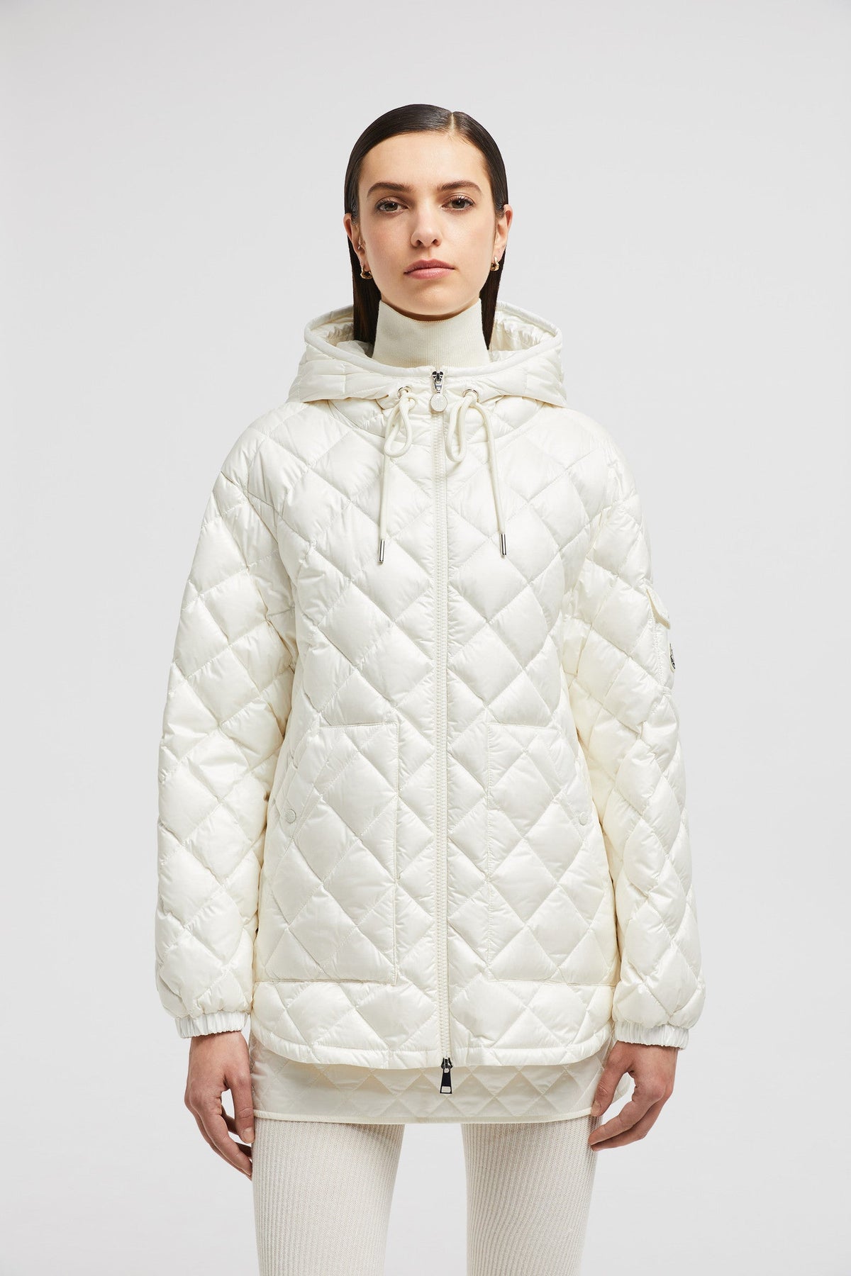 Padded Jacket – crafted from longue saison Longue saison lining Down-filled Adjustable hood Zipper – LUX VERSE Luxury Designer Fashion Outlet
