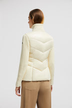 Padded Wool Zip-Up Cardigan – the mid-weight knit can easily be worn as outerwear in milder weather – LUX VERSE Luxury Designer Fashion Outlet