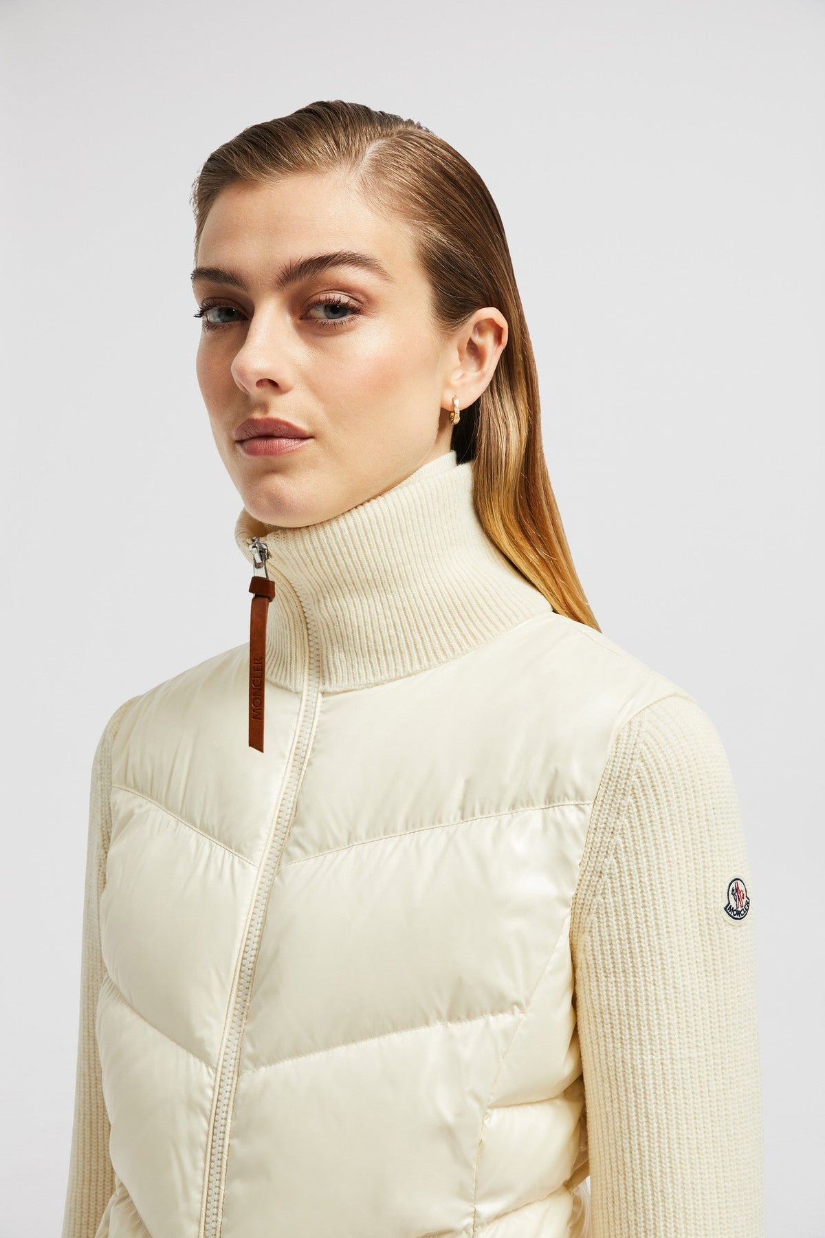 Padded Wool Zip-Up Cardigan – the mid-weight knit can easily be worn as outerwear in milder weather – LUX VERSE Luxury Designer Fashion Outlet