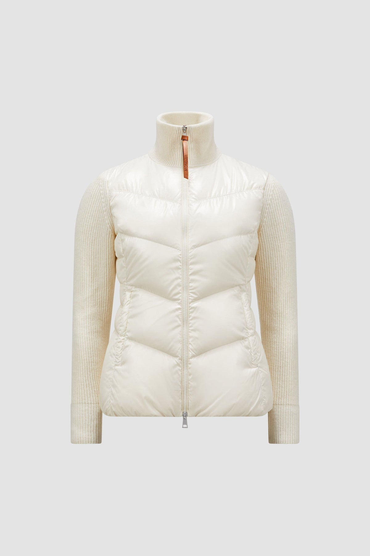 Padded Wool Zip-Up Cardigan – adding a touch of luxury to the padded design, the warmer is completed with – LUX VERSE Luxury Designer Fashion Outlet