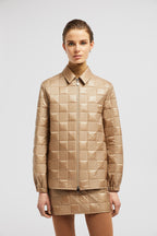 Padded Zip-Up Shirt – the style can be paired with coordinating styles from the collection for a total look – LUX VERSE Luxury Designer Fashion Outlet