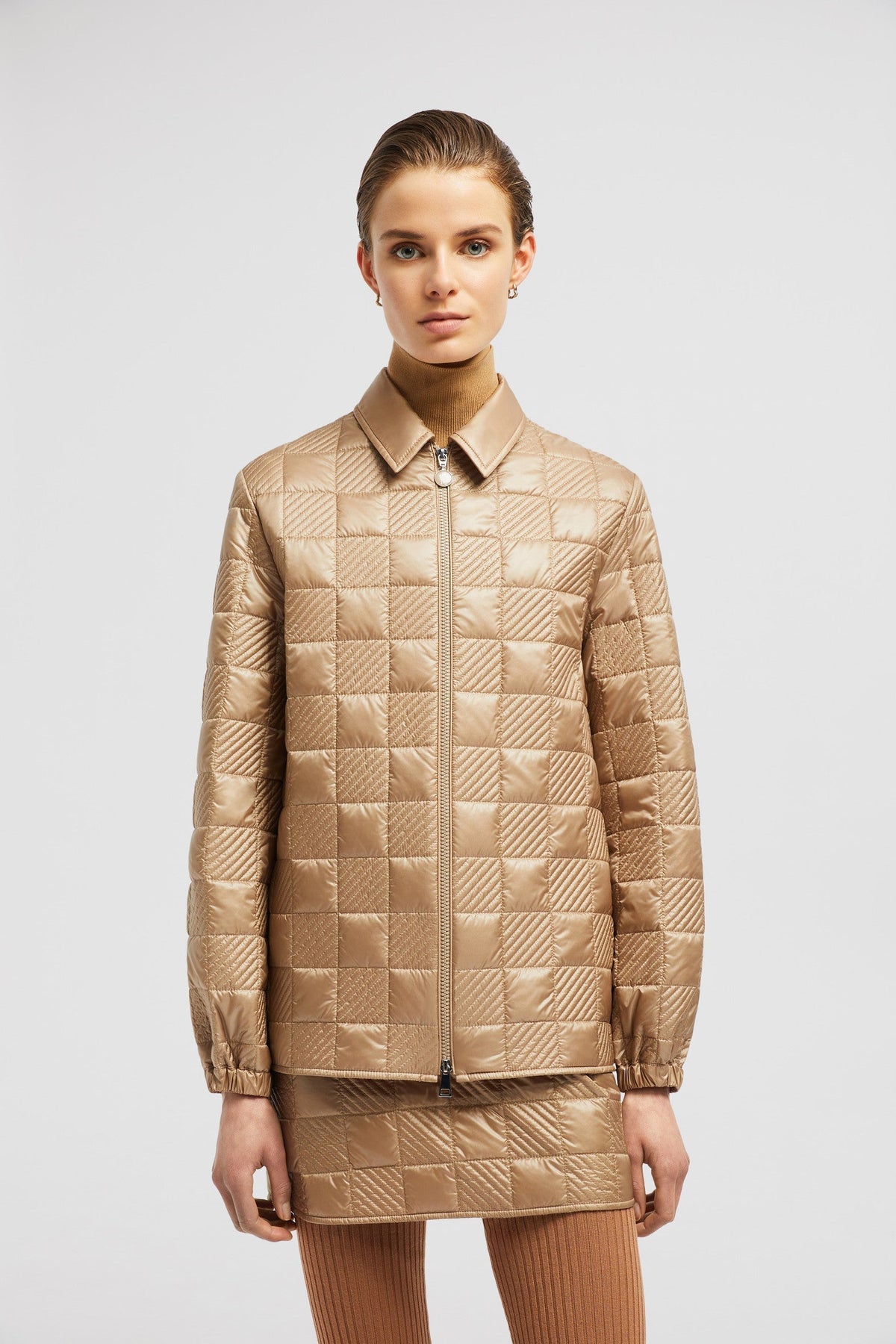 Padded Zip-Up Shirt – the style can be paired with coordinating styles from the collection for a total look – LUX VERSE Luxury Designer Fashion Outlet