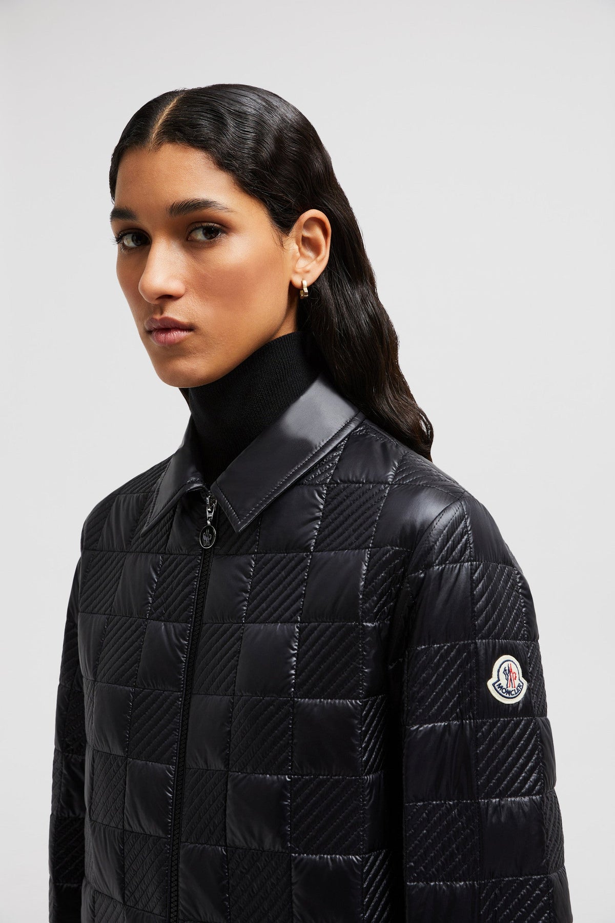 Padded Zip-Up Shirt – taking inspiration from geometric designs from the'60s, this padded zip-up shirt – LUX VERSE Luxury Designer Fashion Outlet