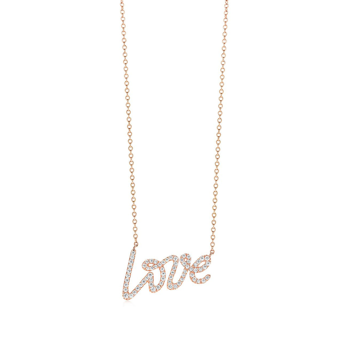 Paloma S Graffiti Love Necklace Diamond – LUX VERSE Luxury Designer Fashion Outlet