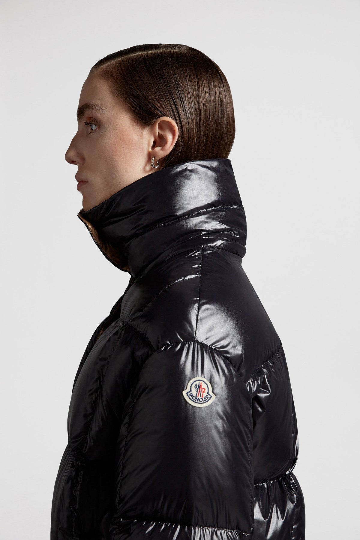 Parana Short Down Jacket – crafted from nylon laqué Nylon laqué lining Down-filled Detachable hood Interior – LUX VERSE Luxury Designer Fashion Outlet