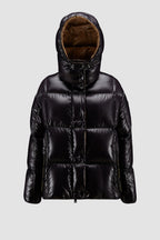 Parana Short Down Jacket – this Parana down jacket is characterized by its precious shiny nylon laqué texture – LUX VERSE Luxury Designer Fashion Outlet