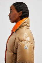 Parana Short Down Classic Jacket – this Parana down jacket is characterized by its precious shiny nylon laqué texture – LUX VERSE Luxury Designer Fashion Outlet