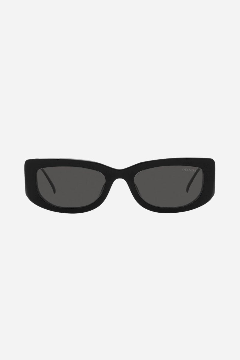 Black micro sunglasses with metal temple – of silhouettes and colors: from the refined CinŽma styles to square – LUX VERSE Luxury Designer Fashion Outlet