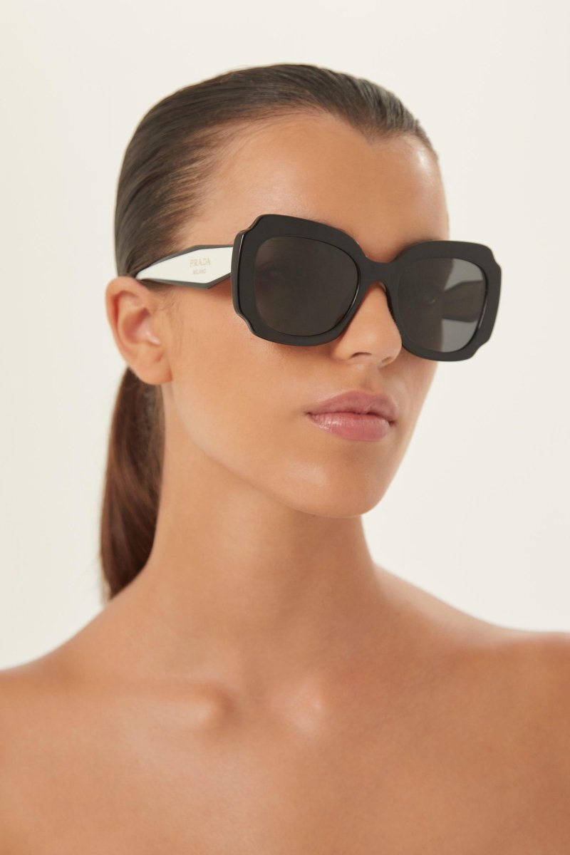 Butterfly black and white sunglasses – sunglasses for women include a wide range of silhouettes and colors – LUX VERSE Luxury Designer Fashion Outlet