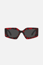 Colored havana geometrical sunglasses – of silhouettes and colors: from the refined CinŽma styles to square – LUX VERSE Luxury Designer Fashion Outlet