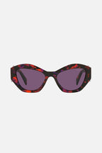 Havana and purple sunglasses – of silhouettes and colors: from the refined CinŽma styles to square – LUX VERSE Luxury Designer Fashion Outlet
