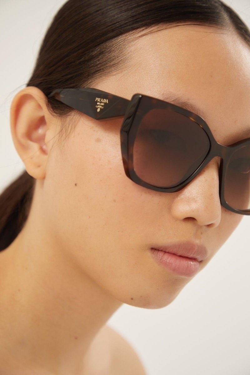 Havana butterfly shape sunglasses Catwalk – of silhouettes and colors: from the refined CinŽma styles to square – LUX VERSE Luxury Designer Fashion Outlet