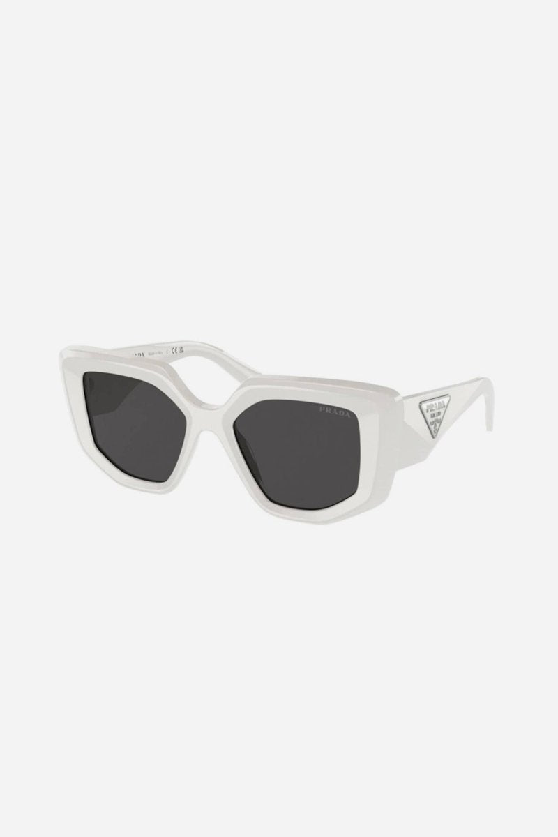 PR14ZS white butterfly shape sunglasses – sunglasses for women include a wide range of silhouettes and colors – LUX VERSE Luxury Designer Fashion Outlet