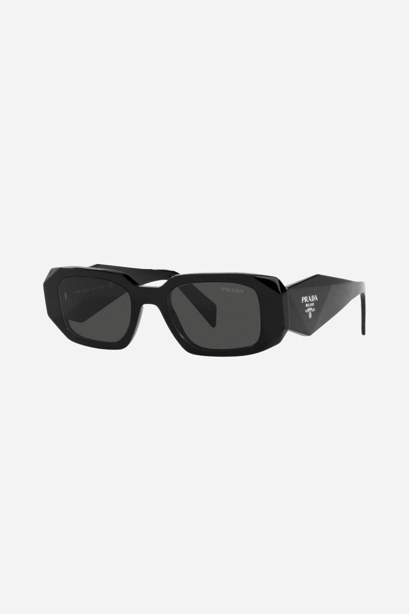 PR17WS symbol black oval sunglasses – sunglasses for women include a wide range of silhouettes and colors – LUX VERSE Luxury Designer Fashion Outlet
