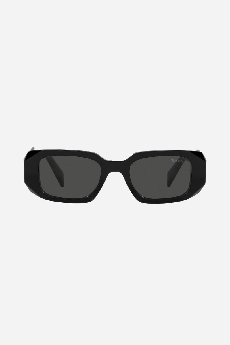 PR17WS symbol black oval sunglasses – sunglasses for women include a wide range of silhouettes and colors – LUX VERSE Luxury Designer Fashion Outlet