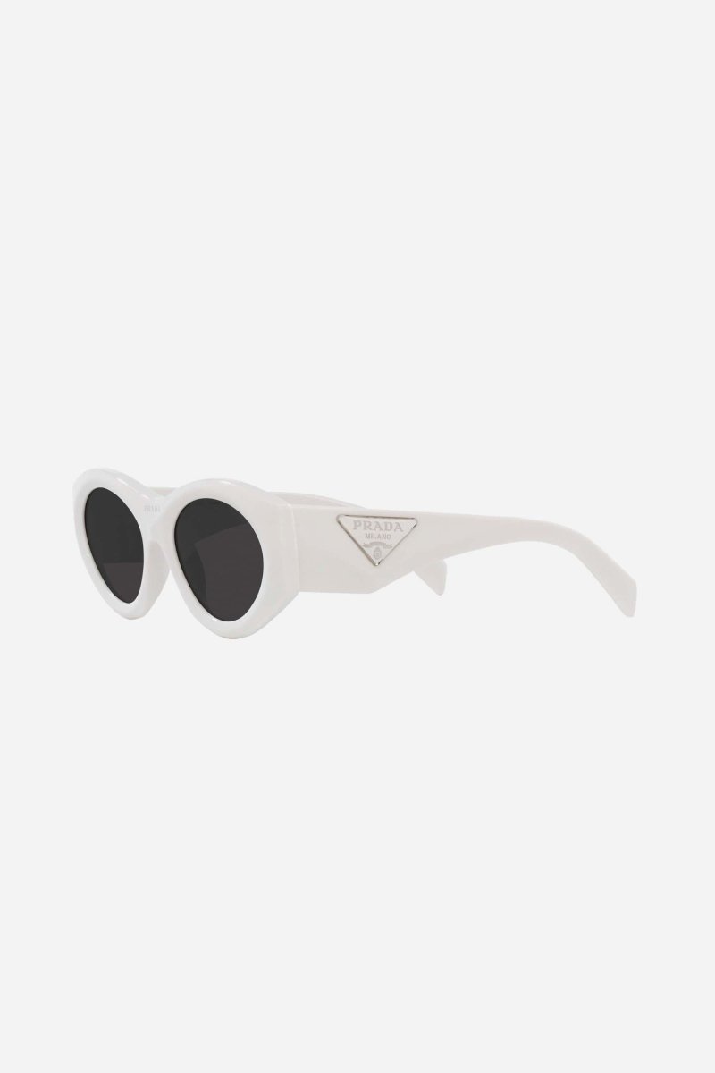 PR20ZS white bold oval sunglasses – cinŽma styles to square Monochrome symbol frames – LUX VERSE Luxury Designer Fashion Outlet