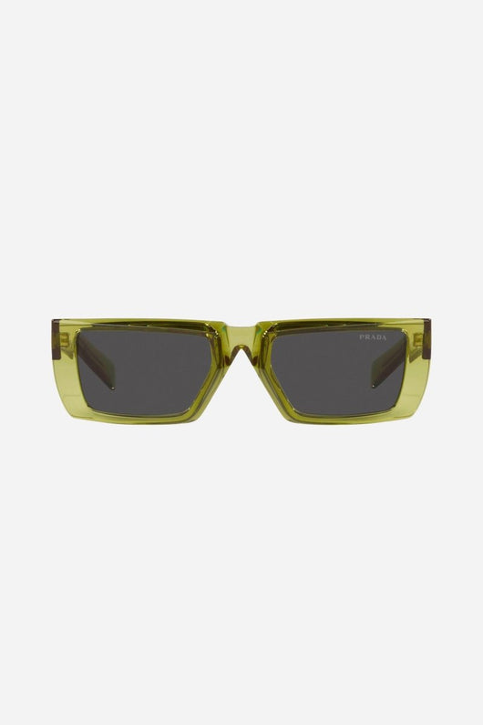 Prada runway squared lime sunglasses - LUX VERSE - Luxury designer fashion outlet