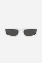 Runway wrap around white sunglasses – of silhouettes and colors: from the refined CinŽma styles to square – LUX VERSE Luxury Designer Fashion Outlet